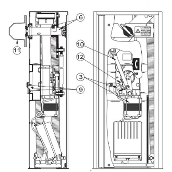 ditec entrematic kit giunto per braccio tondo d. 100mm di upper 8e  up8g