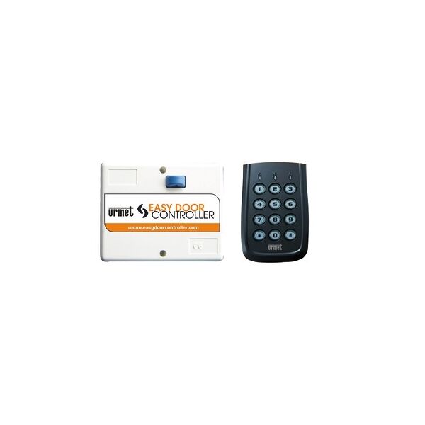 urmet kit controllo accessi easy door receiver lite con tastiera, wireless  1088/302