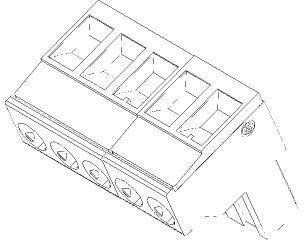 Came Morsettiera Innesto 5 Vie Agtv 5Pz  88040-0054 Citofono Videocitofono