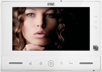 Urmet Videocitofono Vmodo, 7" Touchscreen, Master Per Kit 2 Fili Gamma 1723  1723/98
