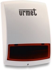 Urmet Sirena Autoalimentata Wireless Da Esterno Con Lampeggiante, 1058  201058/405