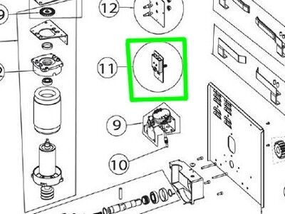 Ditec Entrematic Gruppo Finecorsa a Molla Per Cross 14E 18E 18EP 6CS14FL Ricambio Originale