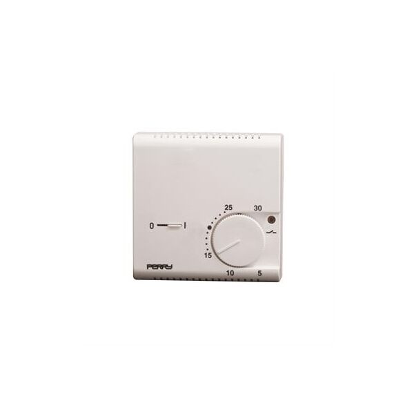 perry electric termostato parete elettronico 74 x 74 dev. int. on-of  1tpte046