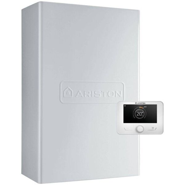 ariston caldaia a condensazione per esterno genus one net ext 25 metano/gpl wi-fi completa di kit fumi classe a+ 25 kw