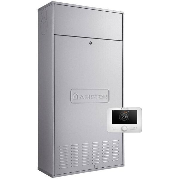 ariston caldaia a condensazione genus one net in 25 metano/gpl completa di kit fumi classe a+ 25 kw