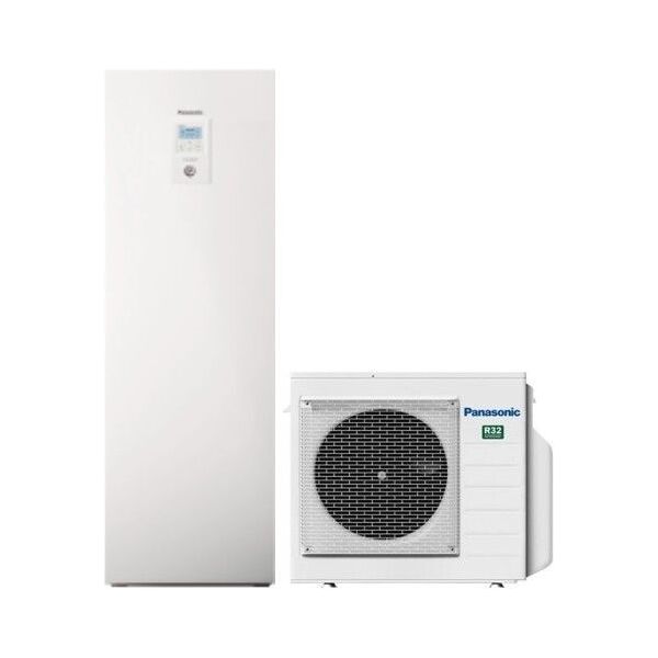 panasonic pompa di calore splittata aquarea all in one 7/9 kw con wh-adc0309j3e5c monofase inverter r-32 classe a+++