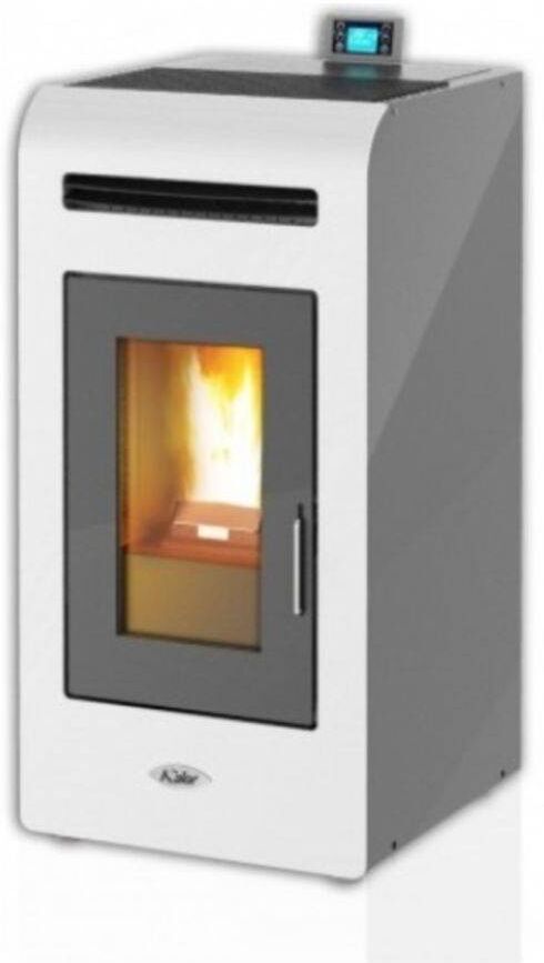 kalor stufa a pellet denia 14c 13,20 kw colore bianco