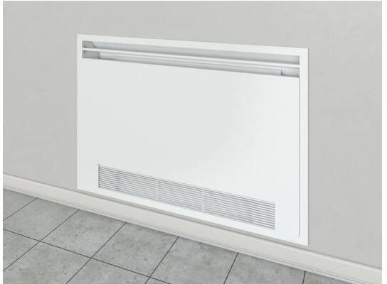 ideal clima pannello frontale laccato bianco tps02p con presa e mandata aria per targa 250