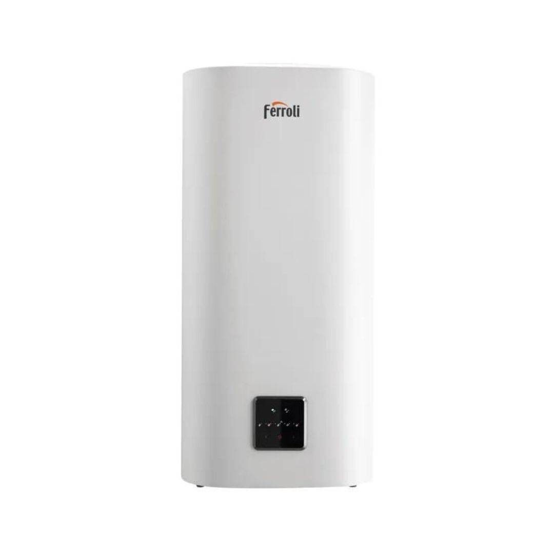 ferroli scaldabagno elettrico titano twin 30-50-80-100 verticale/orizzontale doppio serbatoio wi-fi 5 anni garanzia 80 l