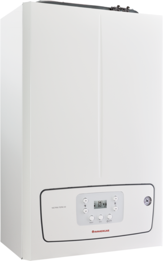 Immergas Caldaia a Condensazione Victrix Tera V2 Metano o GPL Completa Di Kit Per Scarico Fumi GPL 28 Kw