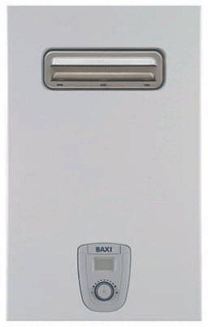 Baxi Scaldabagno a Gas a Camera Stagna External Acquaprojet Blue Air 11FI-14FI-17FI Metano o Gpl Low NOx GPL 14 L