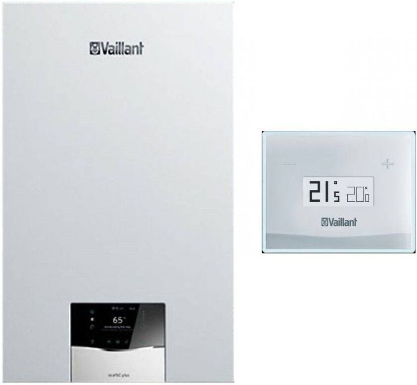 Vaillant Caldaia a Condensazione EcoTEC Plus VMW 26 30 35 CS/1-5 + vSmart Wi-Fi Metano/Gpl con Kit Fumi 30 Kw