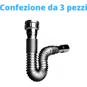 Bonomini Tubo di Scarico Jolly Flex CROMATO 1