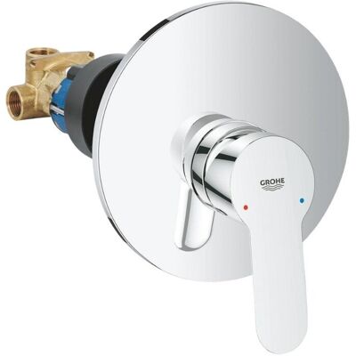 Grohe Bauedge Miscelatore Monocomando da Incasso StarLight Cromo in Metallo per Doccia 29078000 Grohe Bauedge Miscelatore Monocomando da Incasso StarLight Cromo in Metallo per Doccia 29078000