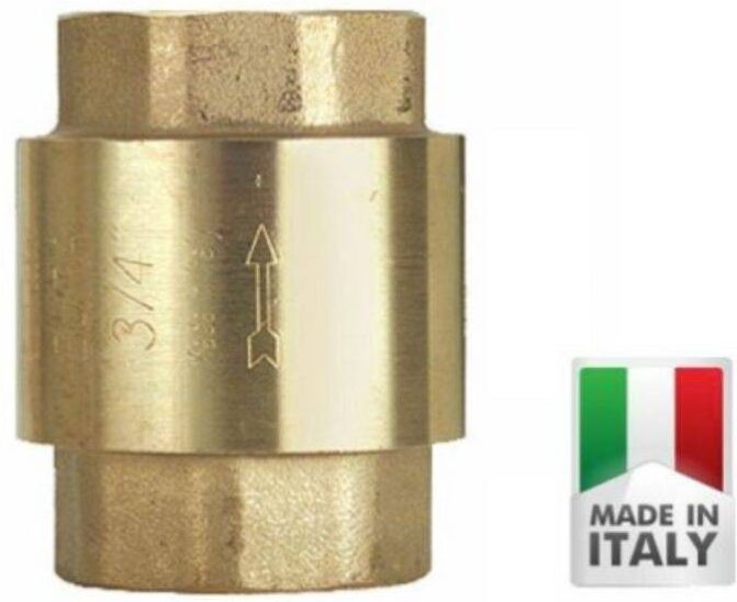 Tiemme Confezione Valvola di Ritegno Eurostop F/F ISO228 con Otturatore Metallico