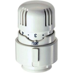 FAR Rubinetterie - Testa termostatica con sensore a liquido - Bianco - Controllo radiatore FAR Rubinetterie - Testa termostatica con sensore a liquido - Bianco - Controllo radiatore