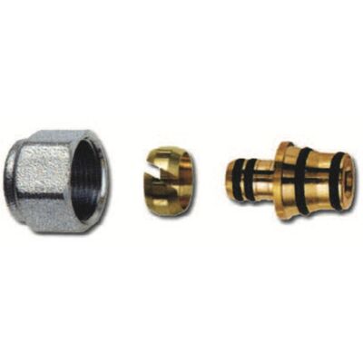 FAR Adattatore Per Tubo Multistrato Con Calotta ø14x2 mm Per Impianti Di Riscaldamento e Raffrescamento FAR Adattatore Per Tubo Multistrato Con Calotta ø14x2 mm Per Impianti Di Riscaldamento e Raffrescamento