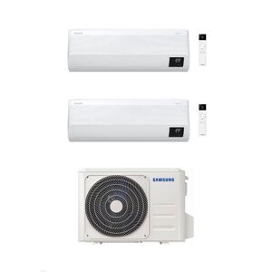 Samsung Climatizzatore Dual Split Windfree Elite 9+9 con AJ068TXJ3KG/EU Inverter R-32 Wi-Fi Classe A+++