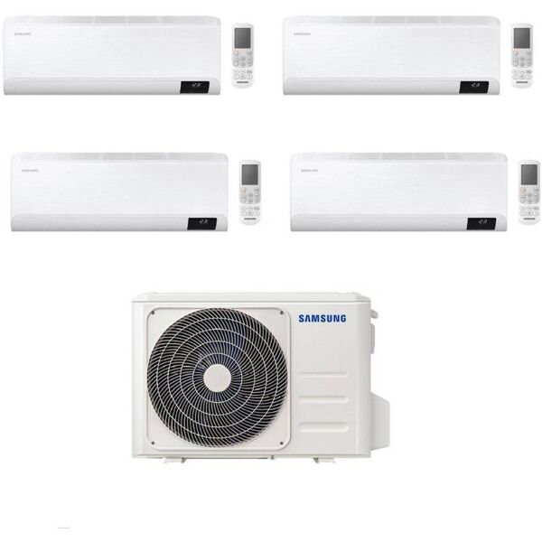 samsung climatizzatore quadri split cebu 9+9+9+12 con aj080txj4kg/eu inverter wi-fi classe a++