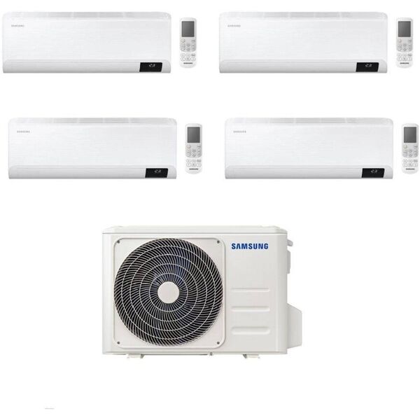 samsung climatizzatore quadri split cebu 9+9+18+24 con aj100txj5kg/eu inverter wi-fi classe a++