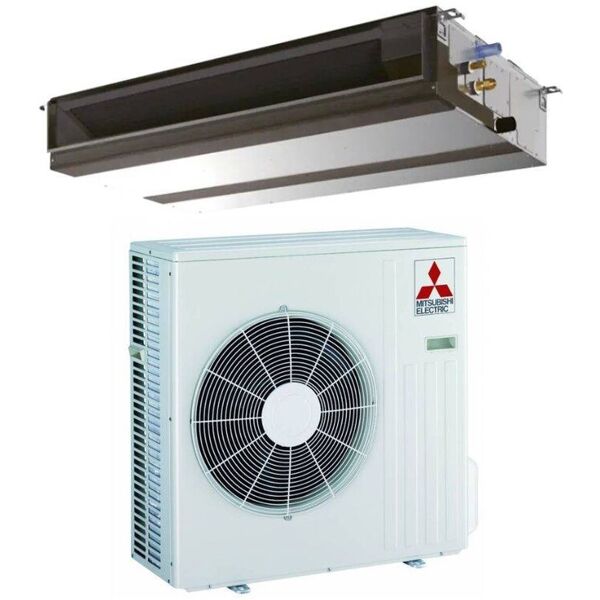 mitsubishi climatizzatore monosplit canalizzato pead-sm140jal + puz-sm140yka-t 48000 btu media prevalenza trifase inverter r-32