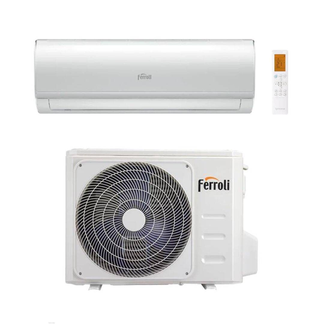 ferroli climatizzatore monosplit giada s inverter r32 wi-fi classe a++ 12000 btu