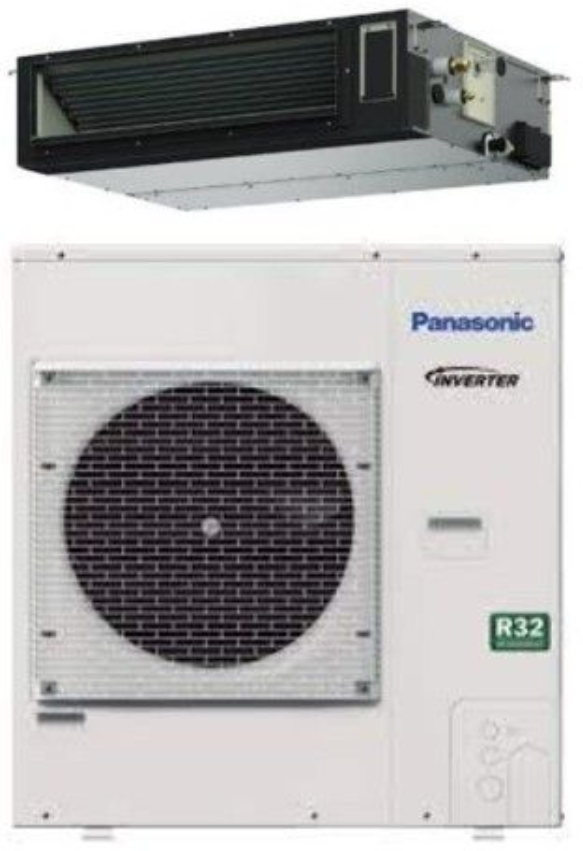 panasonic climatizzatore kit monosplit canalizzato serie paci nx standard 24000 btu u-71pz3e5a + s-6071pf3e inverter+ r32