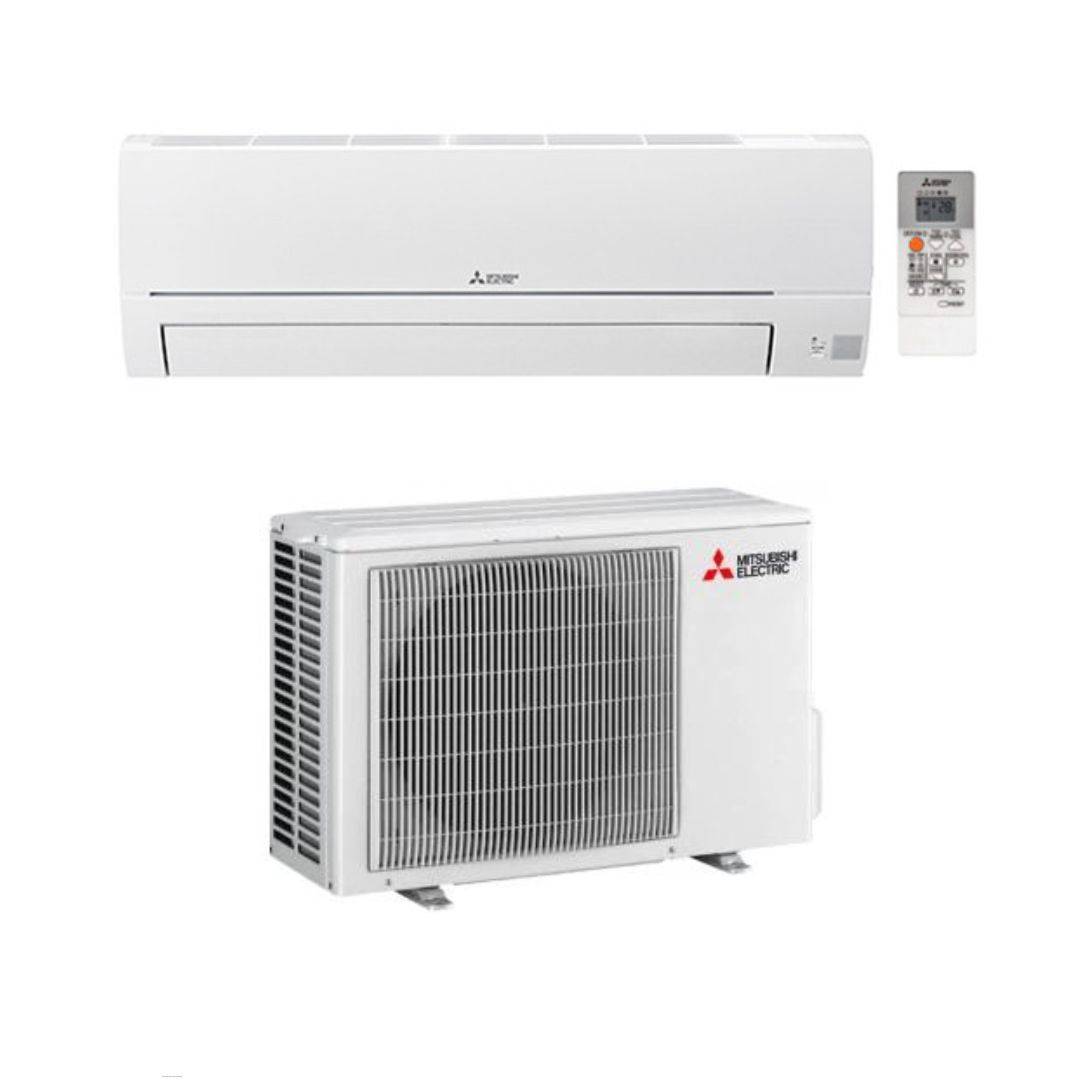 mitsubishi climatizzatore monosplit linea smart msz-hr inverter r-32 wi-fi optional classe a++ 12000 btu