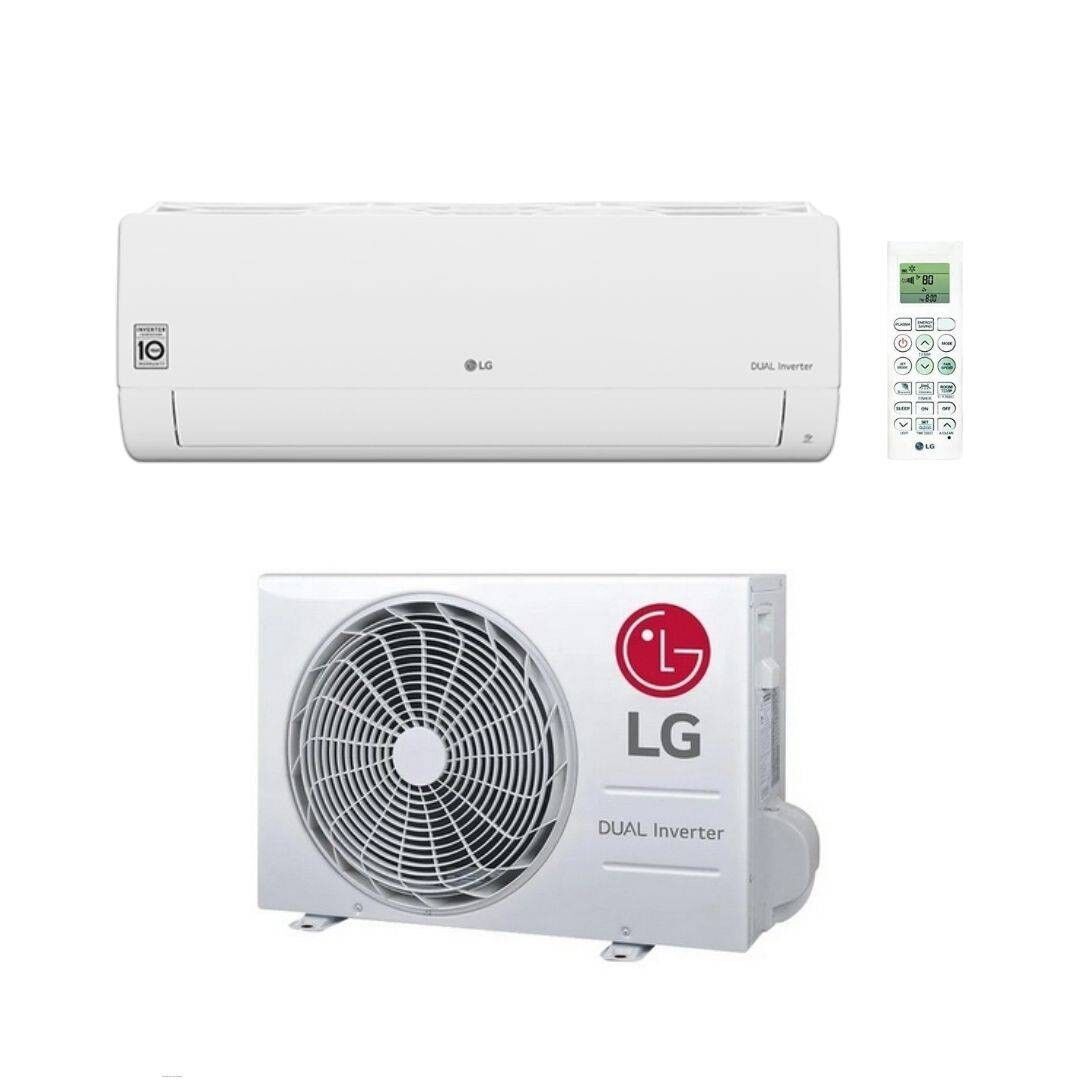 LG Climatizzatore Monosplit DUALCOOL Libero Smart S-09-12-18 ET Inverter R-32 Wi-Fi Classe A++ New2023 18000 btu