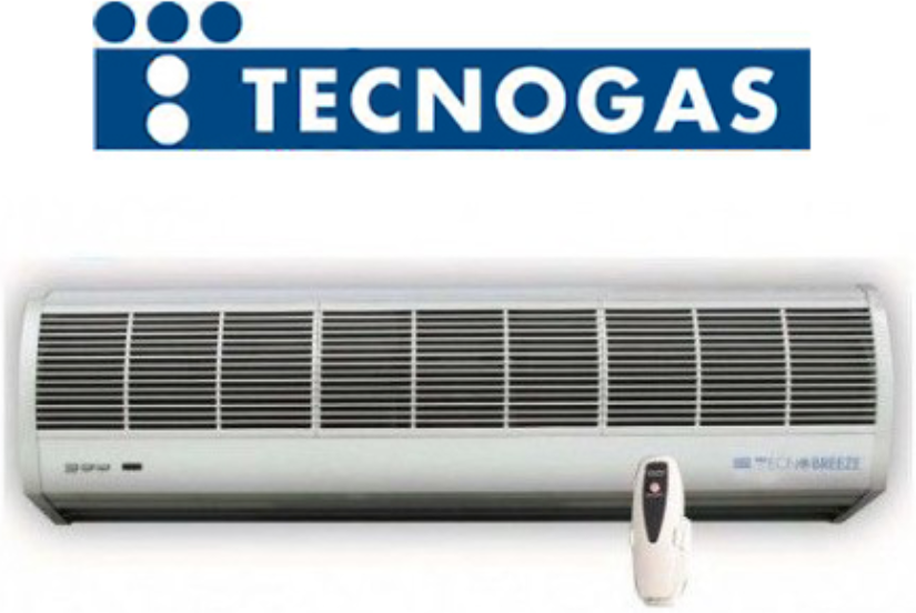 Tecnogas Barriera d'aria Tecnobreeze NATURAL WIND 180 CM a parete