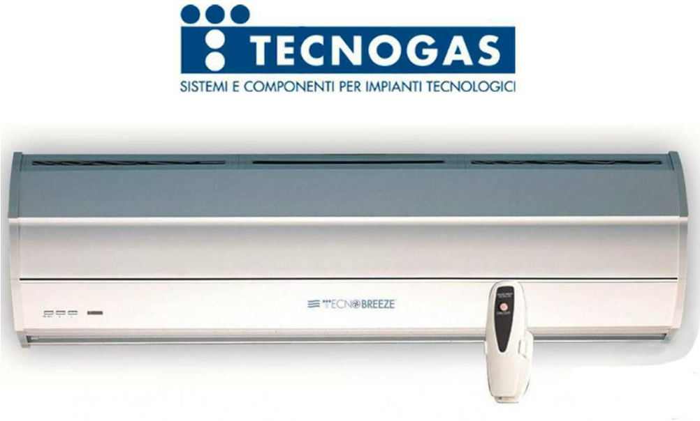 Tecnogas Barriera d'aria Tecnobreeze FASHION WIND 90 CM a parete