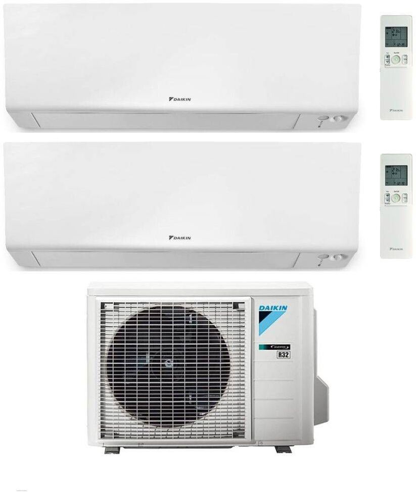 Daikin Climatizzatore Dual Split Bluevolution serie FTXM-R PERFERA 9+12 con 3MXM52A9 R-32 Wi-Fi Integrato