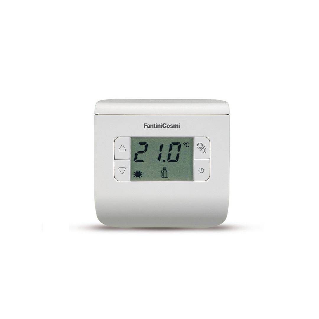 fantini cosmi termostato ambiente digitale 3 temperature ch110 bianco