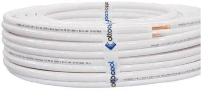 OttoCool Tubo Rame Climatizzatori Rivestito in Guaina PE One Split 50 Mt 1/4″ Spessore 0,8 mm