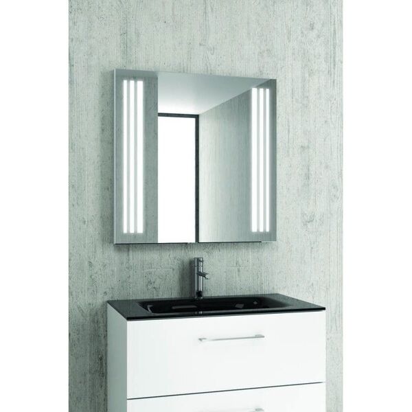 kamalu specchio bagno 75x75 illuminazione led nascosta modello kam-1391