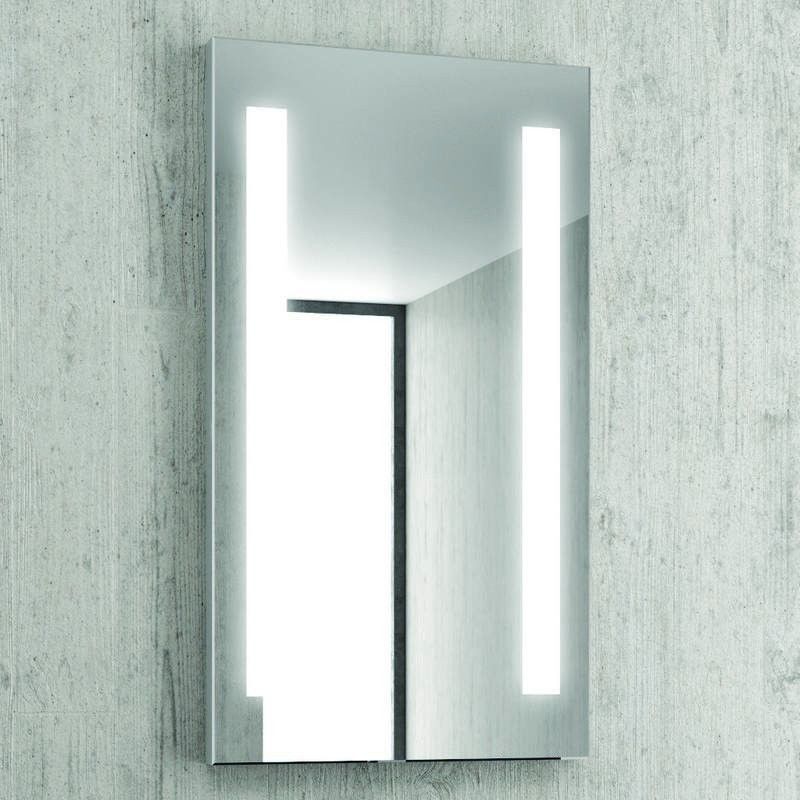 kamalu Specchio bagno rettangolare 50x90cm a led kam-1392