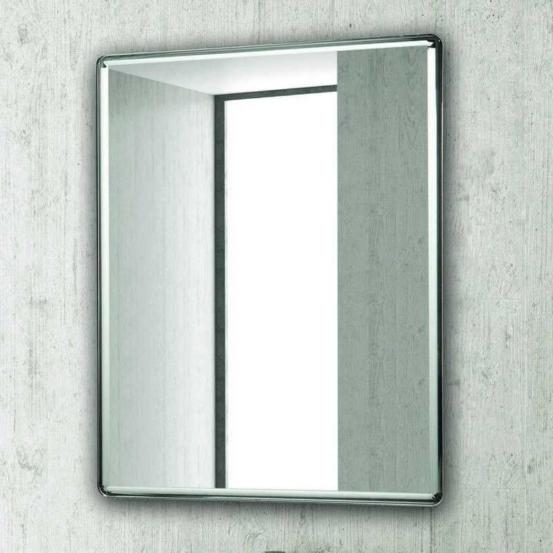 kamalu Specchio bagno 60x80 cornice in vetro kam-1433