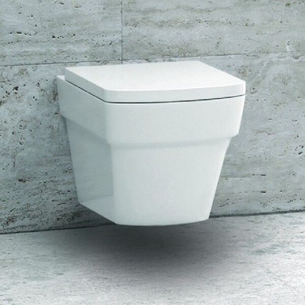 kamalu wc vaso sospeso squadrato ceramica modello aten-s