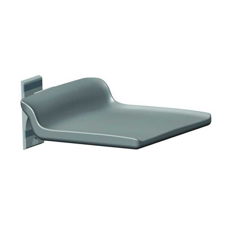 kamalu sedile per doccia ribaltabile colore antracite sun-50