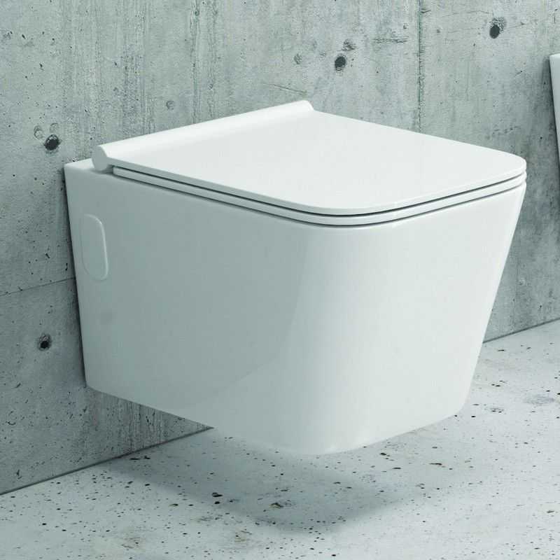 kamalu wc sospeso senza brida per bagni stretti modello litos-s200