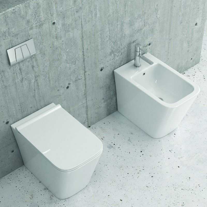 kamalu sanitari bagno filo muro senza brida modello litos-t