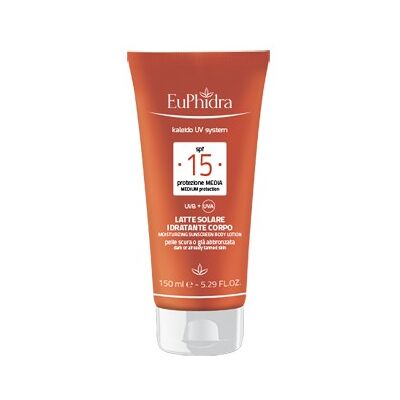 Euphidra SPF15 Latte Idratante Solare per il Corpo - Protezione Solare Euphidra SPF15 Latte Idratante Solare per il Corpo - Protezione Solare