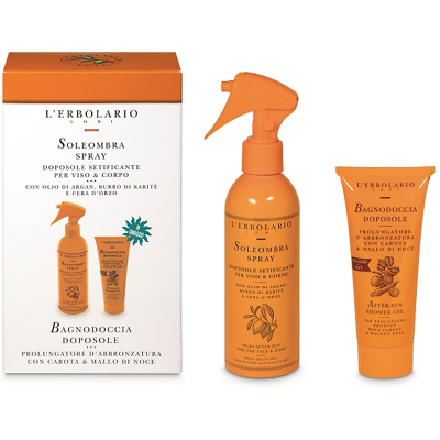 L'Erbolario Cofanetto Soleombra Spray Doposole 200ml + Bagnodoccia Doposole 100ml L'Erbolario Cofanetto Soleombra Spray Doposole 200ml + Bagnodoccia Doposole 100ml
