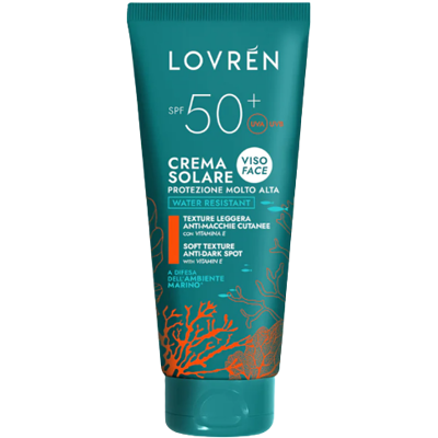 Lovren Crema Solare SPF50+ Protezione Alta Viso - Crema Solare per Pelle Sensibile Lovren Crema Solare SPF50+ Protezione Alta Viso - Crema Solare per Pelle Sensibile