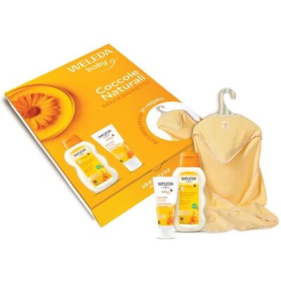 Weleda Baby Cofanetto Natale Coccole Crema Protettiva+olio Corpo Delicato Corpo +accappatoio Omaggio Weleda Baby Cofanetto Natale Coccole Crema Protettiva+olio Corpo Delicato Corpo +accappatoio Omaggio