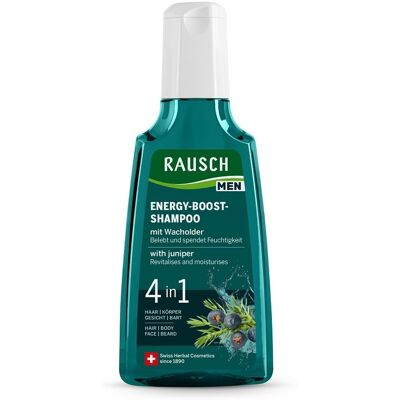 Rausch Energy-Boost Shampoo Al Ginepro Uomo 200ml 4in1 Rausch Energy-Boost Shampoo Al Ginepro Uomo 200ml 4in1