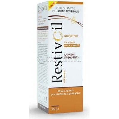 Restivoil Olio Shampoo Nutritivo Detergente Per Capelli Secchi E Trattati 250ml Restivoil Olio Shampoo Nutritivo Detergente Per Capelli Secchi E Trattati 250ml