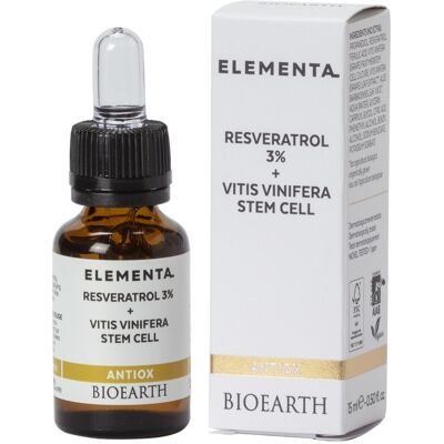 Bioearth Resveratrol 3% Siero con Cellule Staminali Vitis Vinifera Bioearth Resveratrol 3% Siero con Cellule Staminali Vitis Vinifera