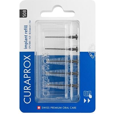 Curaprox Scovolini Cps Implant Per Impianti Pulizia Profonda 4 Scovolini Neri Di Ricambio Curaprox Scovolini Cps Implant Per Impianti Pulizia Profonda 4 Scovolini Neri Di Ricambio