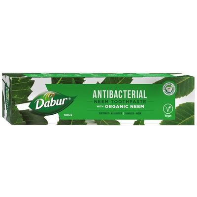 Dentifricio Organico Neem Dabur - Dentifricio, Ingredienti Naturali, Antibatterico Dentifricio Organico Neem Dabur - Dentifricio, Ingredienti Naturali, Antibatterico